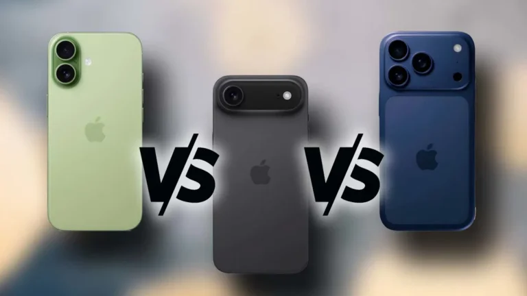 Comparativa entre el iPhone 17, iPhone 17 Pro Max y iPhone Air
